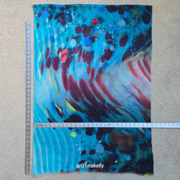 NWOT Silk Cashmere Woven Scarf Chiluly - Picture 6 of 9